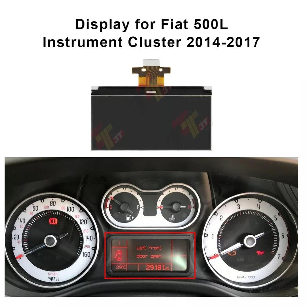 For Fiat 500L Dashboard LCD Display Instrument Cluster Replacement Car Auto Parts for Vehicle Modification