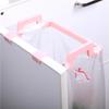 Portable Garbage Bag Support Frame Cabinet Door Back Type Rounded Corner Anti-collision Supportable Bracket Organzier Tools