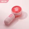Mini Handheld Fan 3-Speed Strong Wind Usb Rechargeable Long Lasting Portable Desk Fan For Students Office Outdoor Travel Camping