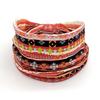European American Women's Hair Band African Print Pattern Wide Edge Elastic Knot Sports Yoga Headband Women's Headwear Hair