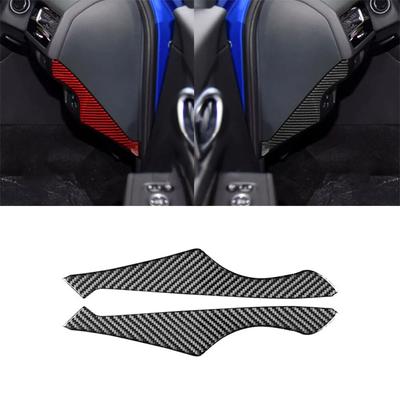2pcs for Honda Civic 2022 Car Door Bumper Decoration Cover Trim Sticker Decal Auto Interior Accessories Carbon Fiber