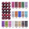 36PCS Plastic Christmas Ornaments Set, DIY Hanging Decor for Xmas Tree Holiday Decoration