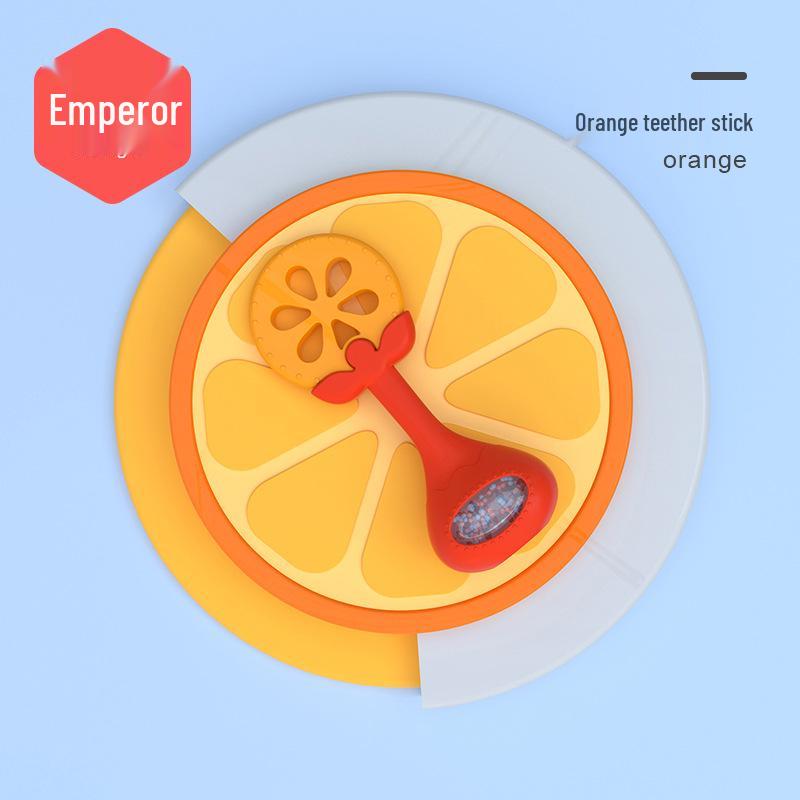 

Бесплатная доставка: Детская силиконовая погремушка и прорезыватель - Кипятимая, пригодная для жевания и помогающая захватывать