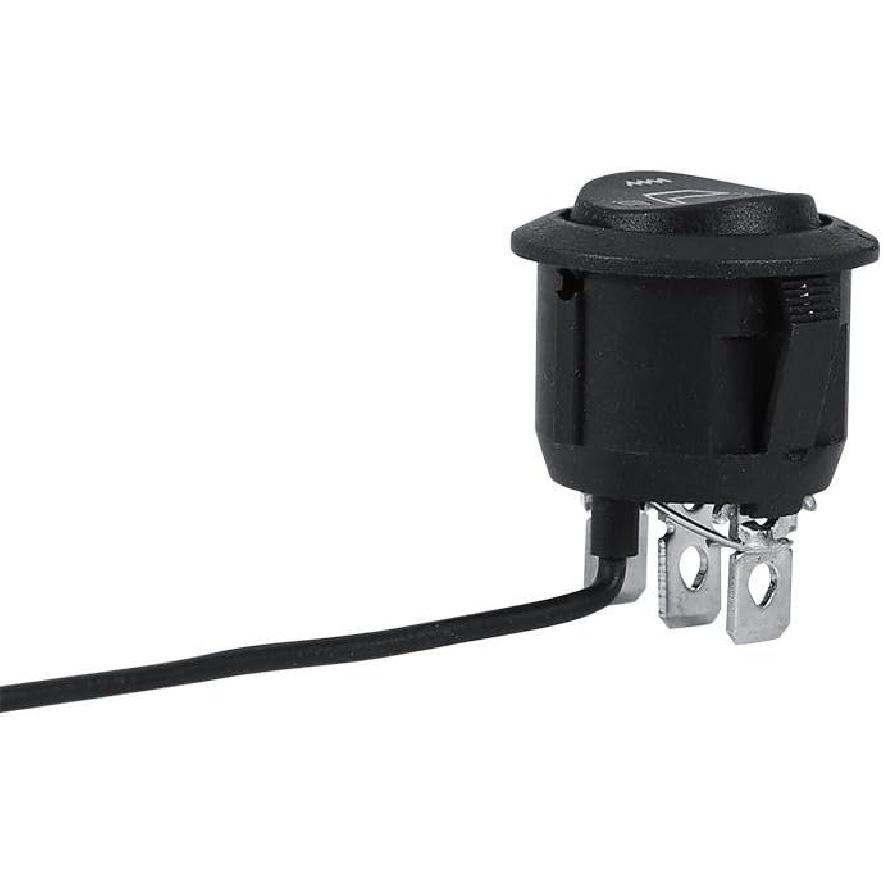 Aramox Universal Round Seat Heater Switch, Hi Low Heat Control, Black, Manual Operation