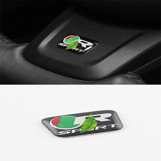 1PCS Steering Wheel Sheet R For Jaguar XF 2016-2020 Sticker Trim Black
