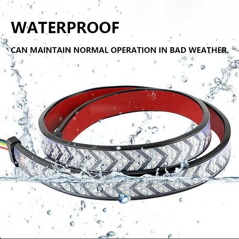 Car Truck LED Tailgate light Strip for Jeep Pickup Turn Signal Lamp Reverse Brake Lamp Sequential Flowing Turnning Lamp 12-24V