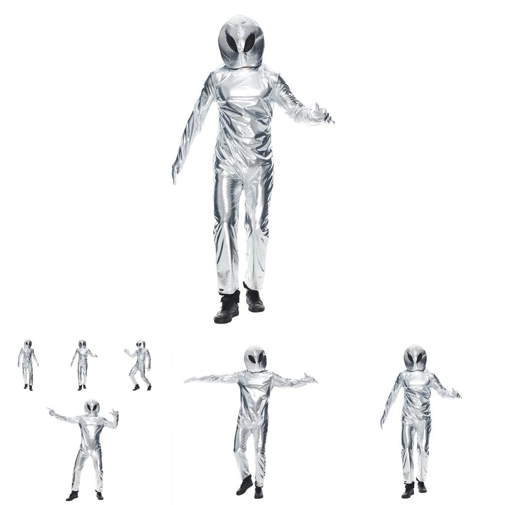 Halloween Alien Space Travel Costume For Adults And Teens With Polyester Fabric And Fun Ufo Theme