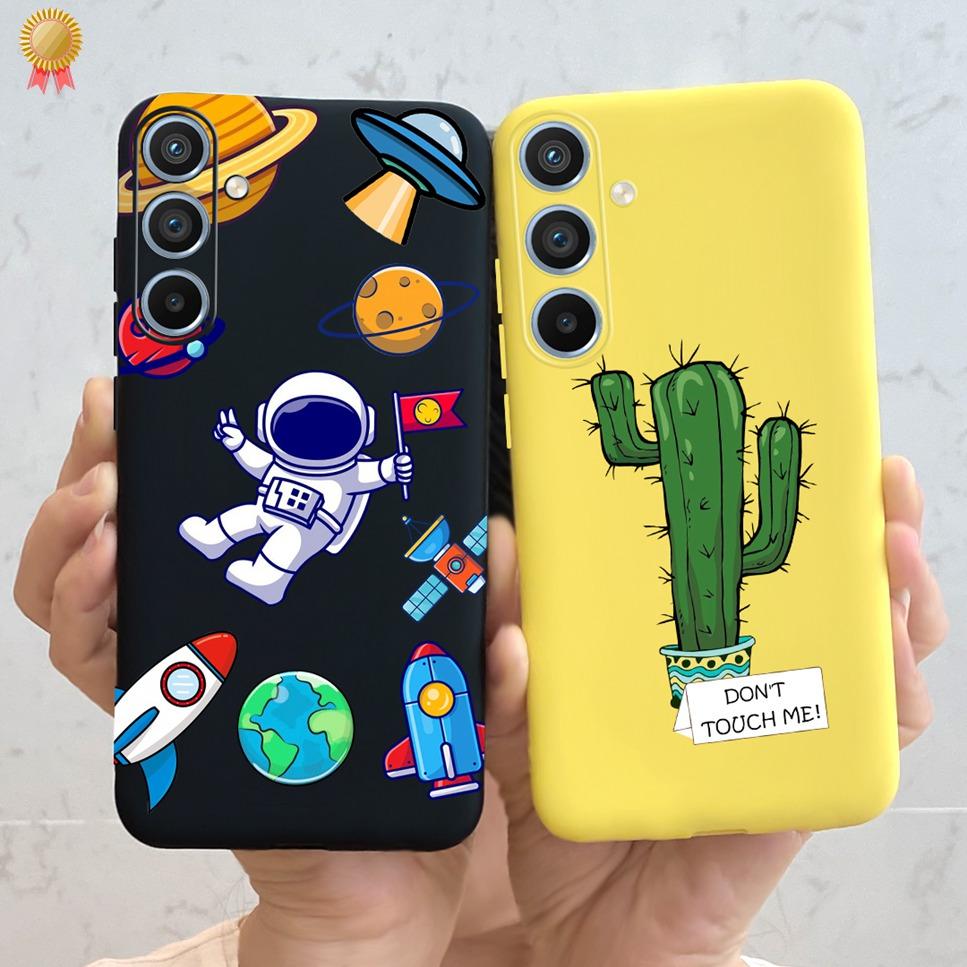 For Samsung Galaxy A24 A 24 4G Case Cute Shockproof Silicone Cartoon Back Cover For Samsung A24 SM-A246M A 24 Funda