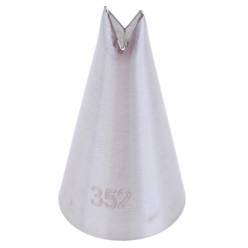 5Pcs Leaves Nozzles Stainless Steel Icing Piping Nozzles Tips Pastry Cake Decor