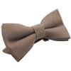 [Bowties.jp] Hellbraune einfarbige Fliege, leicht zu tragender Typ bd413