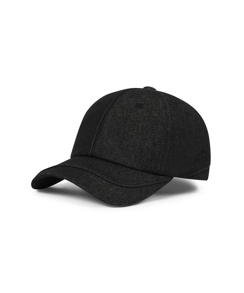 Aeneoaeswi Two Visor Denim Cap Black