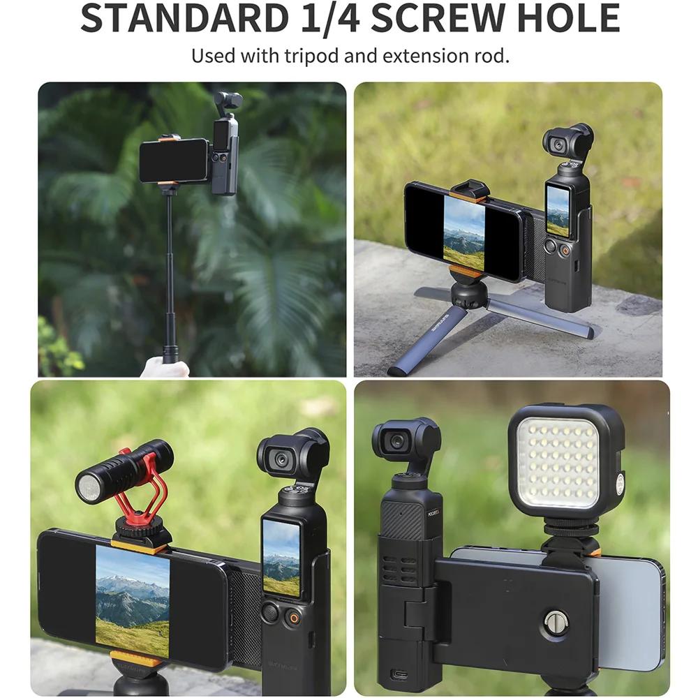 Multi-Use Mobile Phone Expansion Bracket For Osmo Pocket 3 Handheld Bracket For DJI Pocket 3 Handle Adapter Camera Accessories