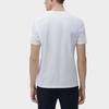 FILA White Special Series American Retro Letter Logo Print Simple Sports Casual Crew Neck Short Sleeve T-Shirt Men Tops F11M317101FWT