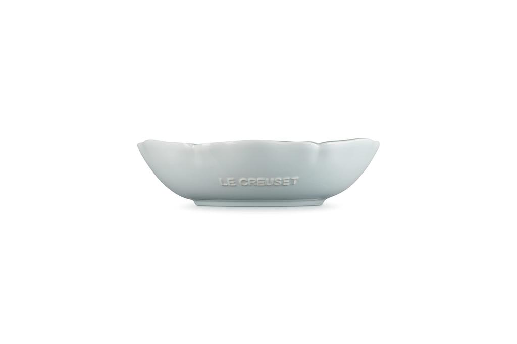 Le Creuset Frill Water Elegant and Japanese Dish, Green, Frill, Heat-Resistant, Microwave- Oven-Safe [Official Product]