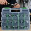 34-compartment Screw Organizer Box Screw Craft Jewelry Organizer Box Metal Parts Hardware Tool Screwdriver Repair Tool Box