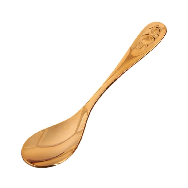 Premium Bronze Soup Spoon Features Detailed Chinese Birth Animal Engravings Ideal For Family Meals And Gift