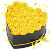 Forever Flowers, 27 Preserved Roses In a Heart Shape Box, Eternal Flowers Immortal Bouquet Birthday Present for Women Her Wife Mothers