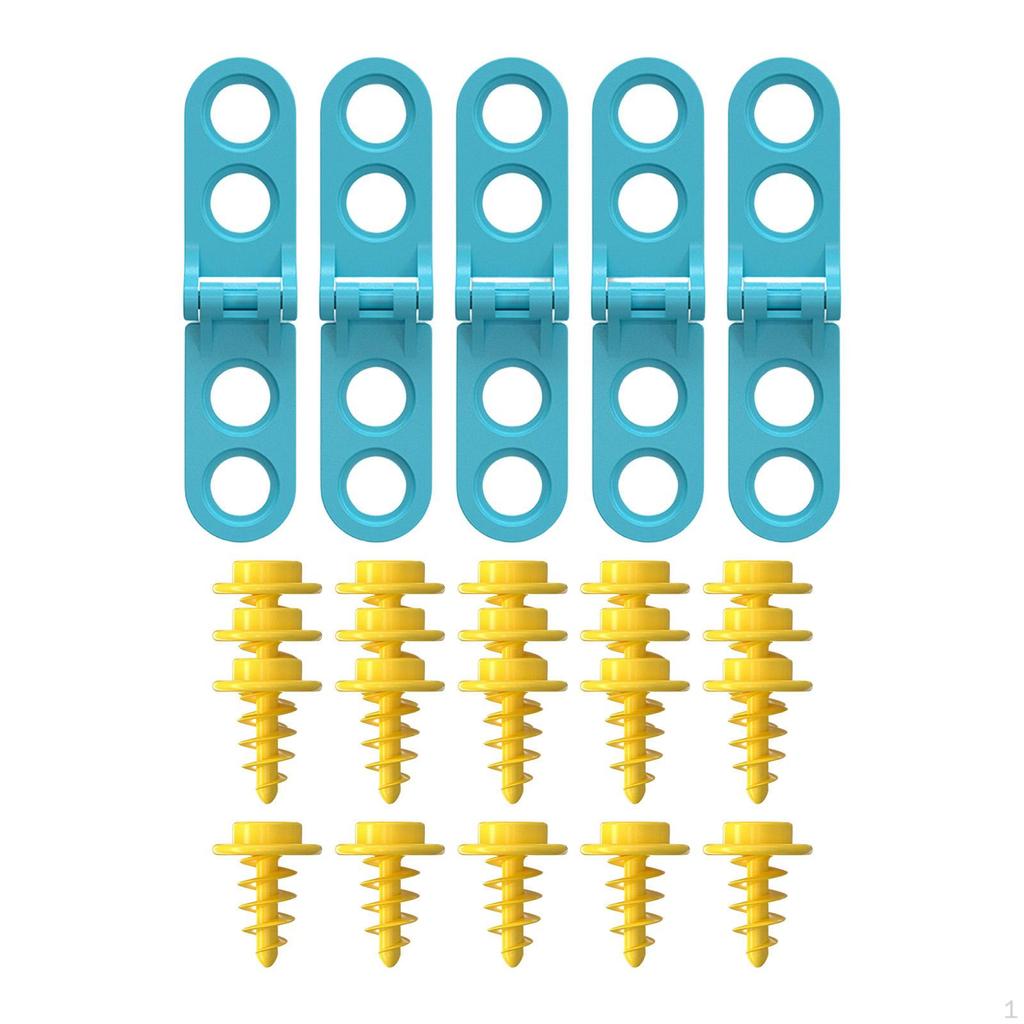 5Pcs Cardboard Construction Tool Hinges Educational Toys Developmental Motor Skills with 20 Screws