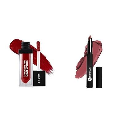 Cosmetics Smudge Me Not Mini Matte Liquid Lipstick | Lasts Upto 12 Hrs | Transferproof | Transferproof & Smudgeproof