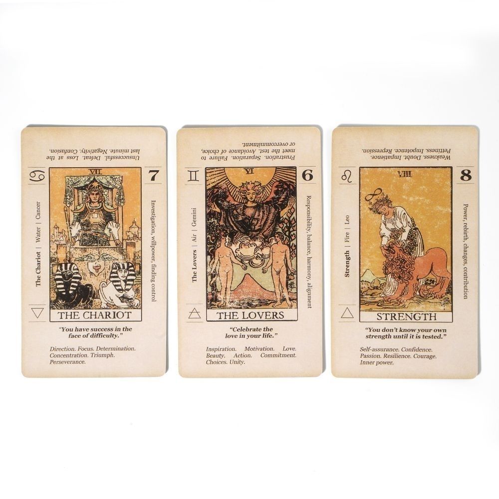 10.3*6cm Meaning Tarot