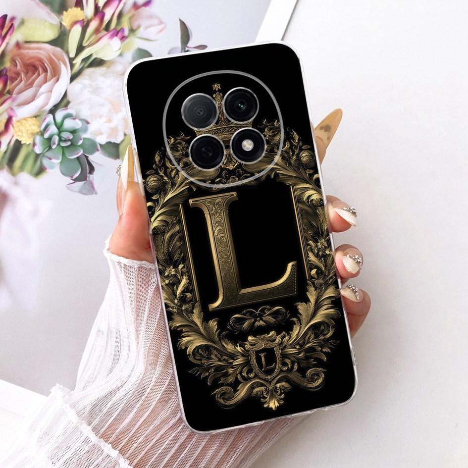 For OPPO F29 Pro 2025 Case Fashion Initial Letters Soft Silicone Protective Phone Cover For OPPO F29 Pro 5G CPH2705 F29Pro Shell