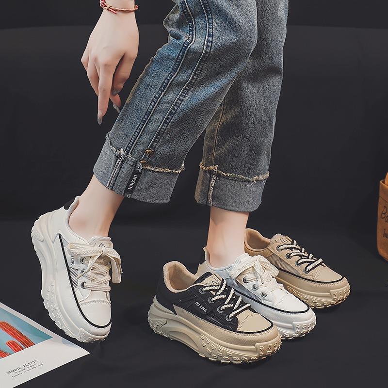 Platform Dad Shoes Women's Summer New Versatile Heightening Soft Sole Summer Running Casual Sports Shoes