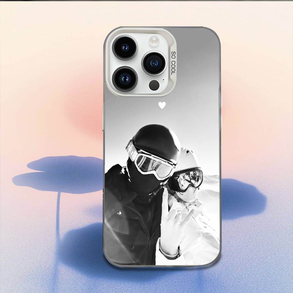 

Snowboarding Sport Passion Phone Case For iPhone 17,16,15,14,13,12,11,Mini,Pro,E,MAX White Candy Matte Shockproof Cover iPhone15Plus