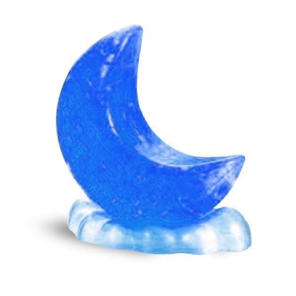 Modré 3D puzzle měsíce