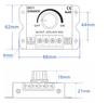 DC5V-24V 12V 30A LED Knob Dimmer 2.4G RF Wireless 14Key Remote Controller For Single Color Strip Lights Tape Ribbon