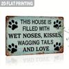 Retro Metal Wall Art Vintage Home Decor Living Room Painting 20x30 Cm
