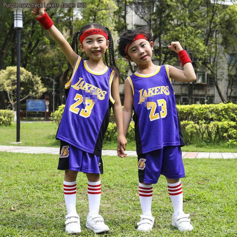 Kids' Summer Basketball Uniform Set: Sports Vest for Kindergarten & Primary School