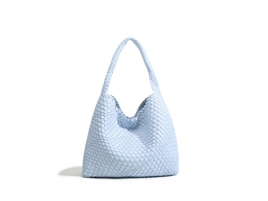 Handmade Woven Women's Tote: Large Capacity, Versatile Bucket Bag for Autumn/Winter - Perfect for Commute or Mother-Child Use