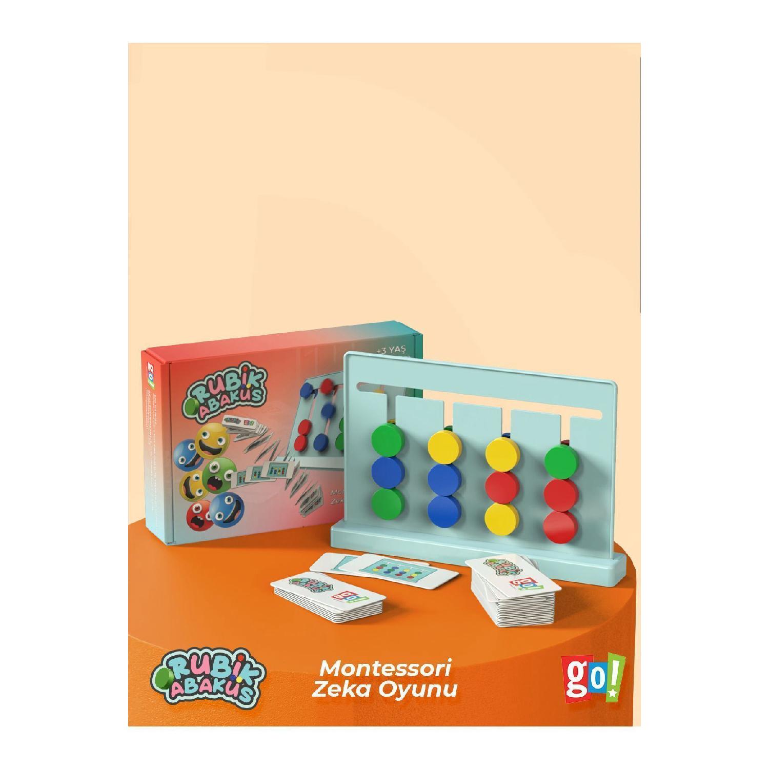 

Rubik Abacus Montessori Intelligence Game Educational Toy