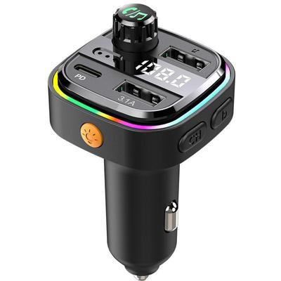 C25 Car MP3 Player with PD25W Fast Charging & Bluetooth Hands-Free Call FM Transmitter