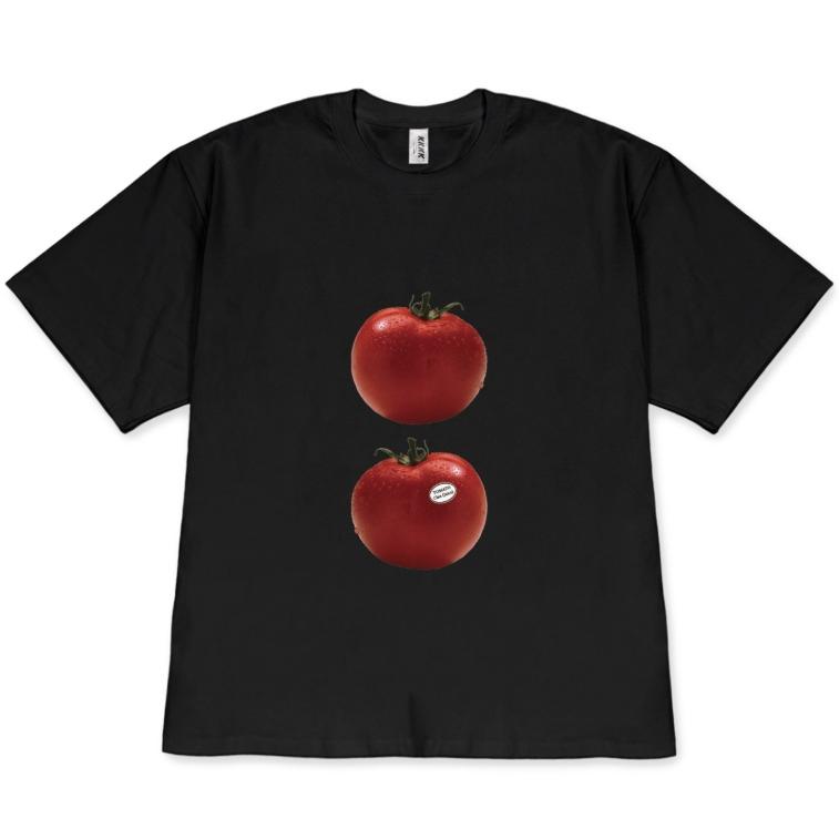 Minimalist Tomato Graphic TShirt for Unisex Unisex Cute Casual Short Sleeve Aesthetic Food Tee Shirt Korean Style Versatile Tops