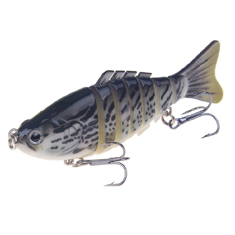 Multi Jointed Swimbait Fishing Tackle 10cm Fishing Lure Swimming Lures with Treble Hook 7 Segment Artificial Baits