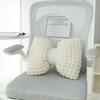 Modern Minimalist Throw Pillow With Puffed Grid Fabric For Office Chairs Comfort