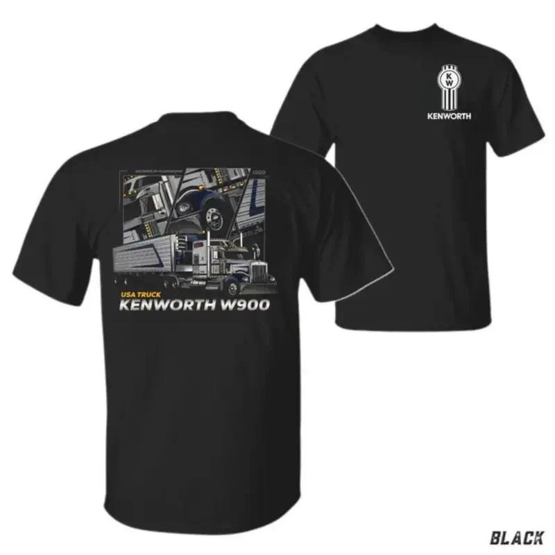 Kenworth W900 T-Shirt, USA Semi Truck Graphic with Big Rig Design, Kenworth Truc XXL