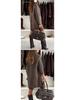 2026 Women's Winter Woolen Top & Dress Set - New Solid Color