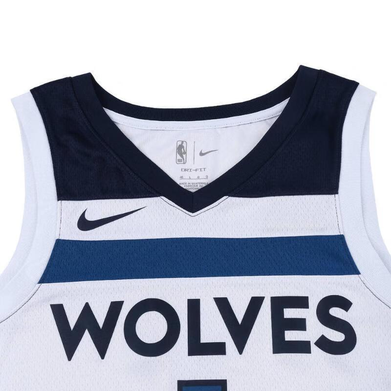 New Nike Basketball Jerseys Anderson Lu Minnesota Timberwolves No. 1 Jersey Men's White DN2085-106