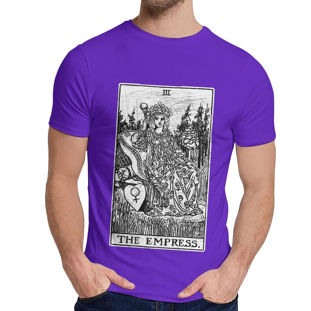 The Empress Tarot Card T Shirt Major Arcana Fortune Telling Occult T Shirt Casual O Neck