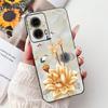 Case For Motorola Moto G35 Cover XT2433-5 Popular Flower Painted Soft Silicone Shockproof Coque For Moto G55 G75 G85 5G TPU Capa