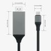 USB C To HDMI-compatible Cable USB-C Type C To HDMI-compatible HDTV TV Cable 6.6FT 10 Gbps Fit for MacBook Pro/Air iPad Pro 2020