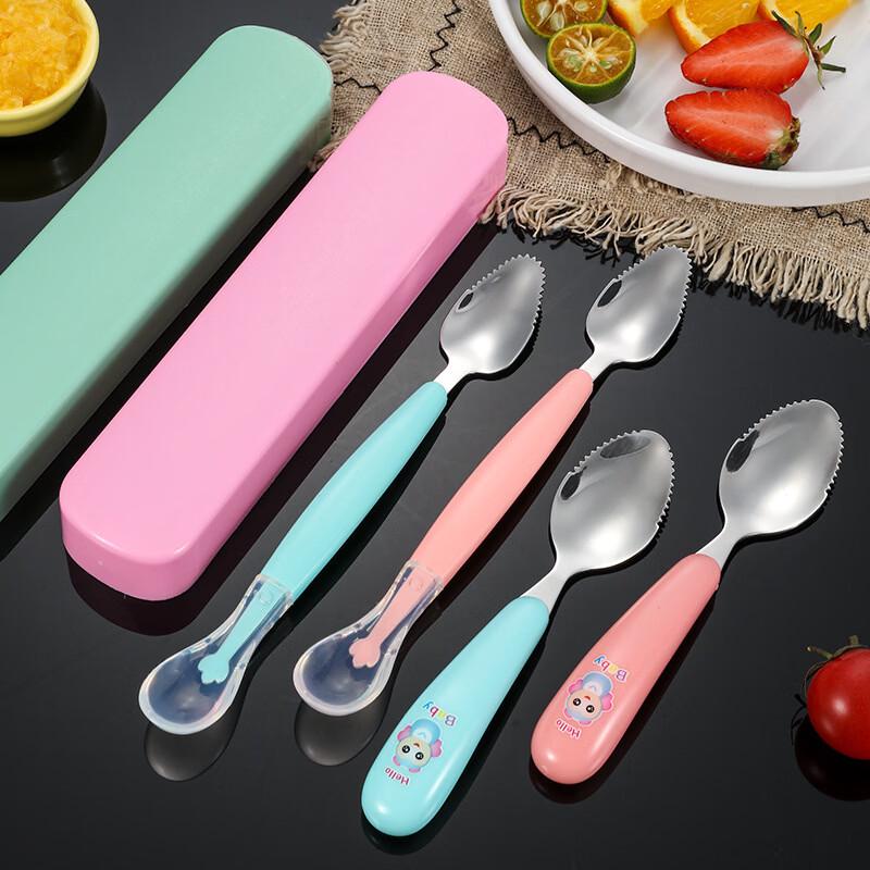 Portable Dual-Head Fruit Spoon