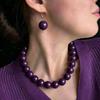 2Pcs Bohemian Colorful Bead Jewelry Set Adjustable Choker Necklace Earrings for Women Music Festival Accessory