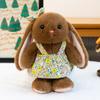 Cartoon Bunny Plush Doll With Polyester Filling For Childrens Bedroom Decor And Gift