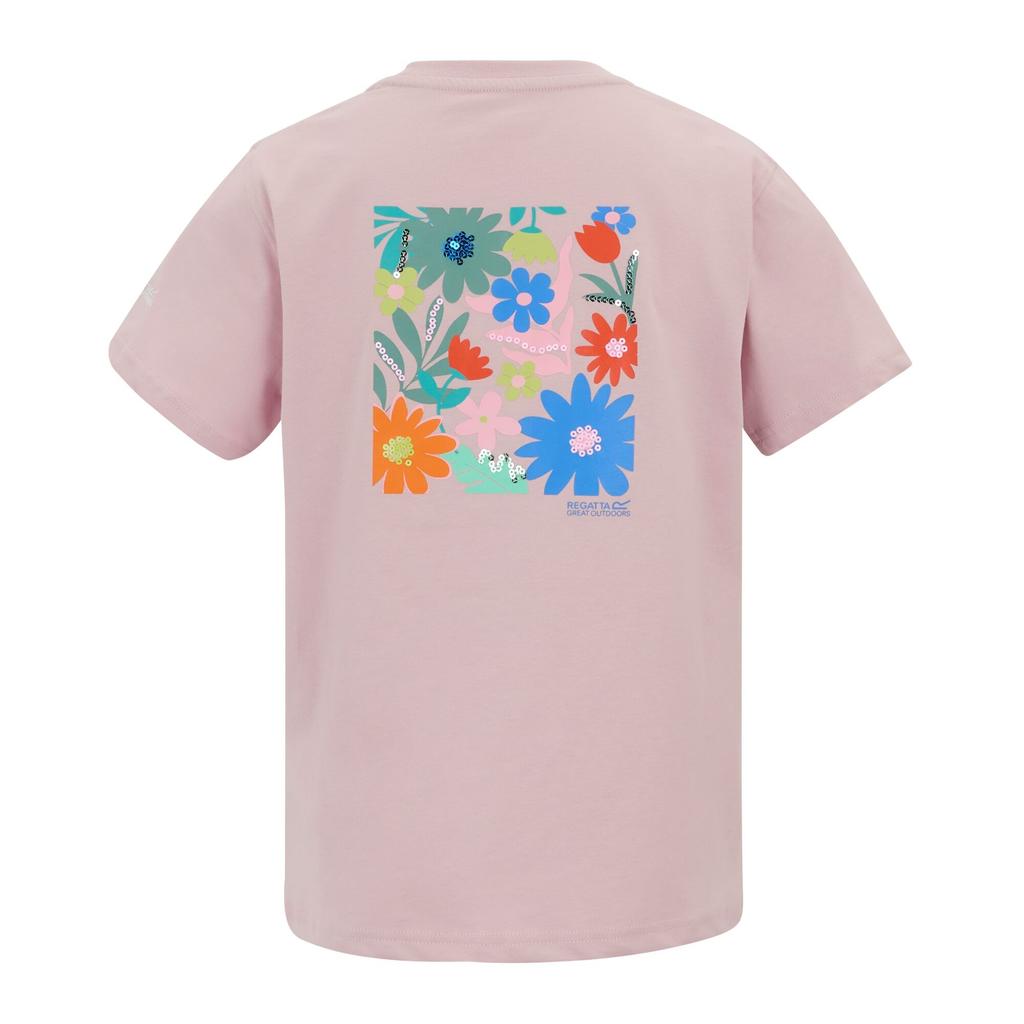 Regatta Childrens/Kids Bosley Floral Back Print T-Shirt