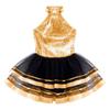 Kids Girls Sequins Halter Ballet Dance Tutu Dress Shiny Gymnastics Leotard Latin Jazz Dancing Costume Dancewear