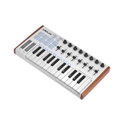 WORLDE TUNA MINI Tastiera controller MIDI USB ultraportatile a 25 tasti 8 trigger pad retroilluminati RGB con