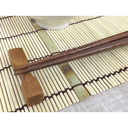 Aoba Chopsticks, Dishwasher Safe, Natural Wood, Men's Thick, Kamiyo, 23.5cm